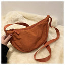 Casual Canvas Hobo Crossbody Bag For Women With Shoulder Tote Purse Everyday Bag