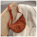 Casual Canvas Hobo Crossbody Bag For Women With Shoulder Tote Purse Everyday Bag