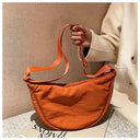 Casual Canvas Hobo Crossbody Bag For Women With Shoulder Tote Purse Everyday Bag