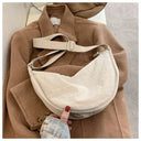 Casual Canvas Hobo Crossbody Bag For Women With Shoulder Tote Purse Everyday Bag