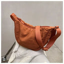 Casual Canvas Hobo Crossbody Bag For Women With Shoulder Tote Purse Everyday Bag
