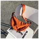 Casual Canvas Hobo Crossbody Bag For Women With Shoulder Tote Purse Everyday Bag