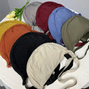 Casual Canvas Hobo Crossbody Bag For Women With Shoulder Tote Purse Everyday Bag