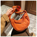 Casual Canvas Hobo Crossbody Bag For Women With Shoulder Tote Purse Everyday Bag