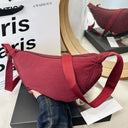 Casual Canvas Hobo Crossbody Bag For Women With Shoulder Tote Purse Everyday Bag