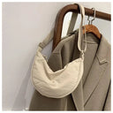 Casual Canvas Hobo Crossbody Bag For Women With Shoulder Tote Purse Everyday Bag