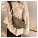 Casual Canvas Hobo Crossbody Bag For Women With Shoulder Tote Purse Everyday Bag