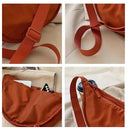Casual Canvas Hobo Crossbody Bag For Women With Shoulder Tote Purse Everyday Bag