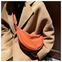 Casual Canvas Hobo Crossbody Bag For Women With Shoulder Tote Purse Everyday Bag