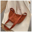 Casual Canvas Hobo Crossbody Bag For Women With Shoulder Tote Purse Everyday Bag