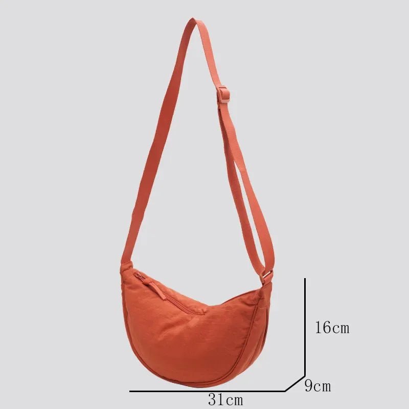 Casual Canvas Hobo Crossbody Bag For Women With Shoulder Tote Purse Everyday Bag