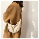 Casual Canvas Hobo Crossbody Bag For Women With Shoulder Tote Purse Everyday Bag