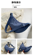 Casual Canvas Hobo Crossbody Bag For Women With Shoulder Tote Purse Everyday Bag