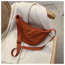 Casual Canvas Hobo Crossbody Bag For Women With Shoulder Tote Purse Everyday Bag