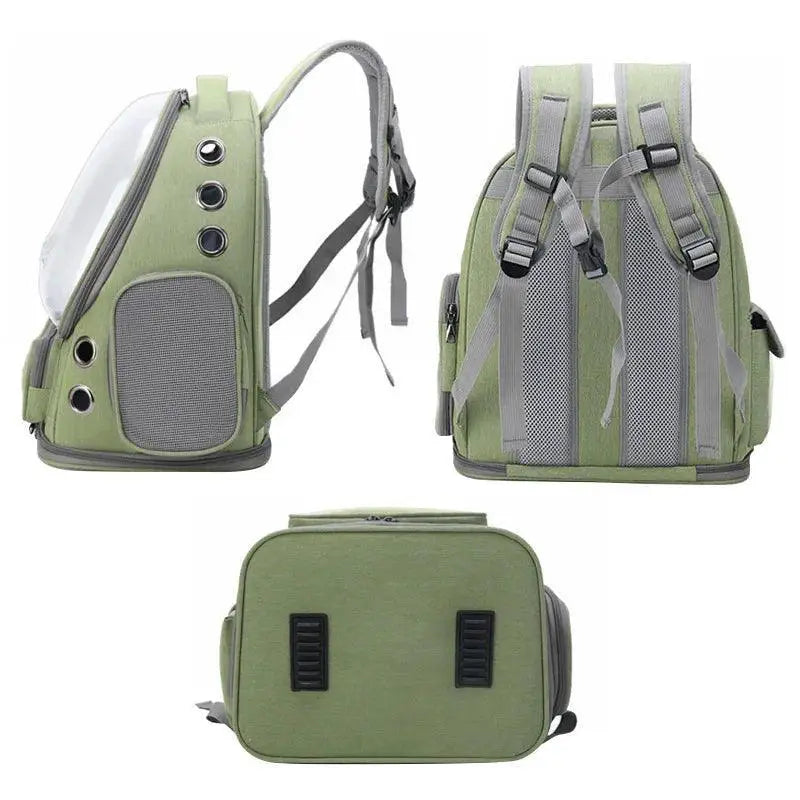 Cat Astronaut Backpack Transparent Space Capsule Bag