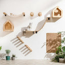 Cat Climbing Wall Mounted Step Stairway With Scratching Post