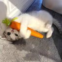 Cat Cuddle Carrot Teething Stick Interactive Cat Toy