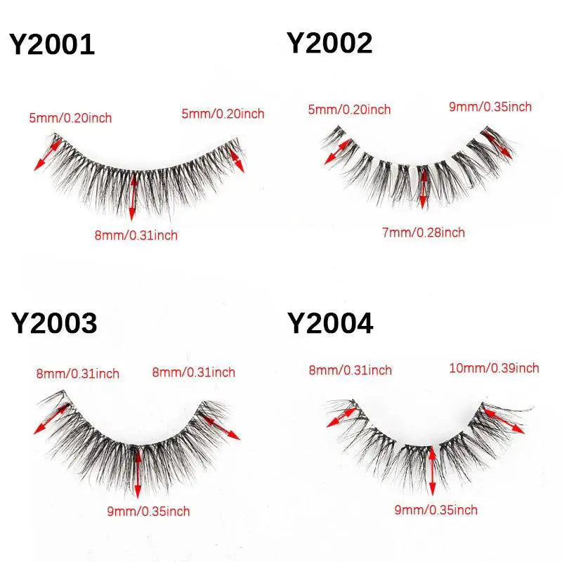Cat Eye 3D Mink Lash Extension Kit With Precision Tweezers