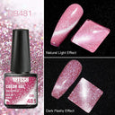 Cat Eye Magnetic Gel Nail Polish Set Mesmerizing Sky Jade Sparkle