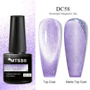 Cat Eye Magnetic Gel Nail Polish Set Mesmerizing Sky Jade Sparkle