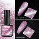 Cat Eye Magnetic Gel Nail Polish Set Mesmerizing Sky Jade Sparkle