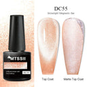 Cat Eye Magnetic Gel Nail Polish Set Mesmerizing Sky Jade Sparkle