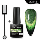 Cat Eye Magnetic Gel Nail Polish Set Mesmerizing Sky Jade Sparkle