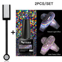 Cat Eye Magnetic Gel Nail Polish Set Mesmerizing Sky Jade Sparkle