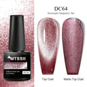 Cat Eye Magnetic Gel Nail Polish Set Mesmerizing Sky Jade Sparkle