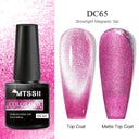 Cat Eye Magnetic Gel Nail Polish Set Mesmerizing Sky Jade Sparkle