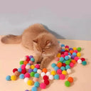 Engaging Plush Ball Cat Toy for Training