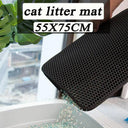 Cat Litter Mat Double Layer Waterproof Nonslip Clean Supplies