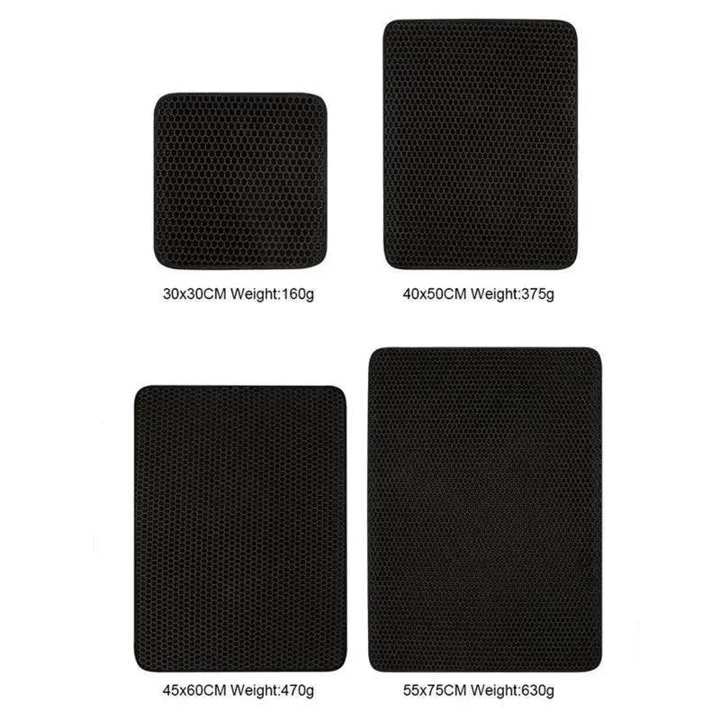Cat Litter Mat Waterproof Double Layer EVA Foldable Carpet