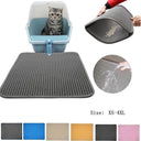 Cat Litter Mat: Waterproof Double Layer EVA Foldable Carpet