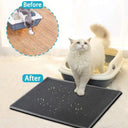Cat Litter Mat: Waterproof Double Layer Foldable Pads