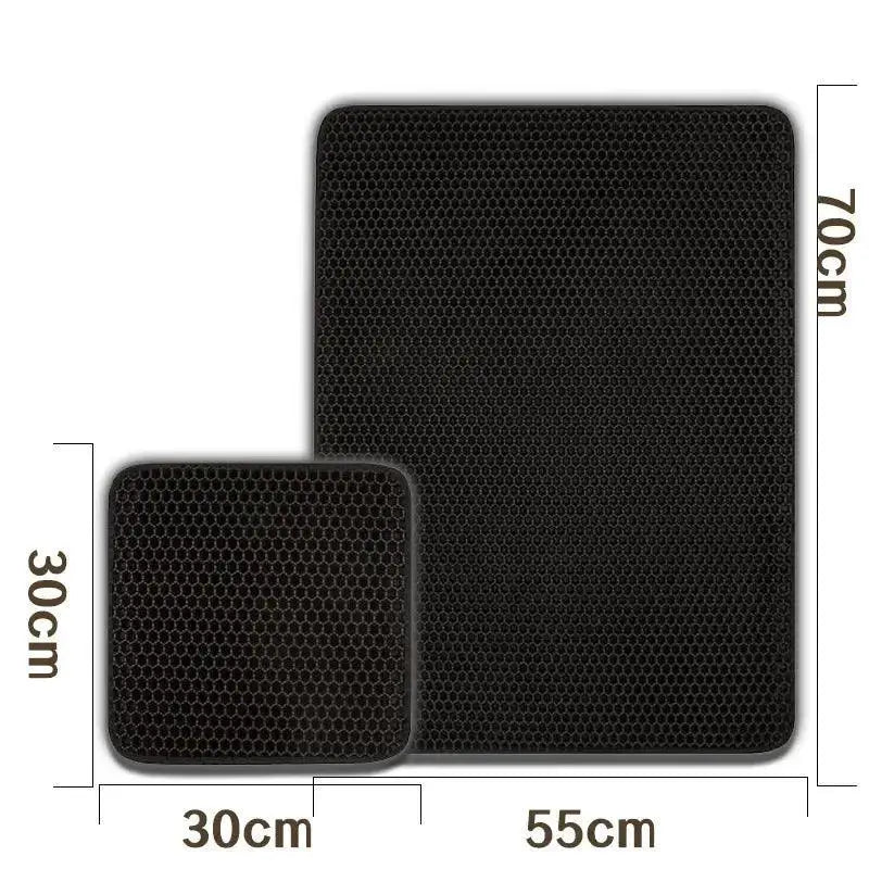 Cat Litter Mat Waterproof Dual Layer Non Slip Washable Pad
