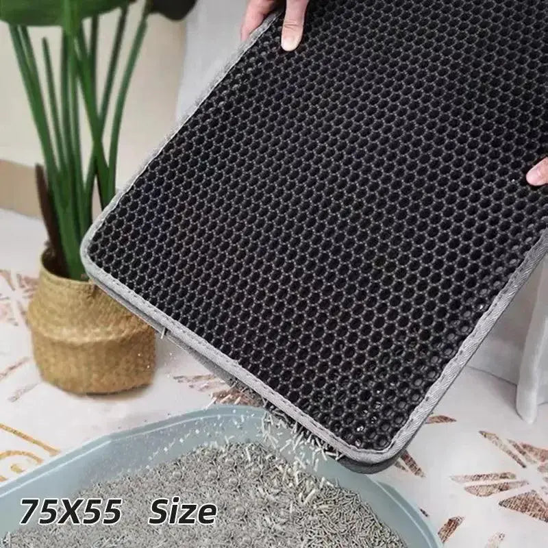 Cat Litter Mat Waterproof Dual Layer Non Slip Washable Pad