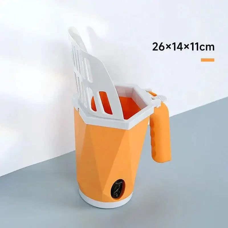 Cat Litter Scoop Easy One Handed Waste Cleaner Tool