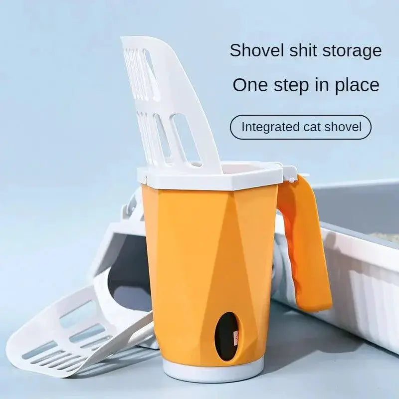Cat Litter Scoop Easy One Handed Waste Cleaner Tool