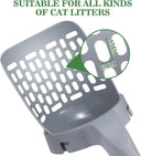 Cat Litter Scoop with Refill Bag - Easy Self Cleaning Tool