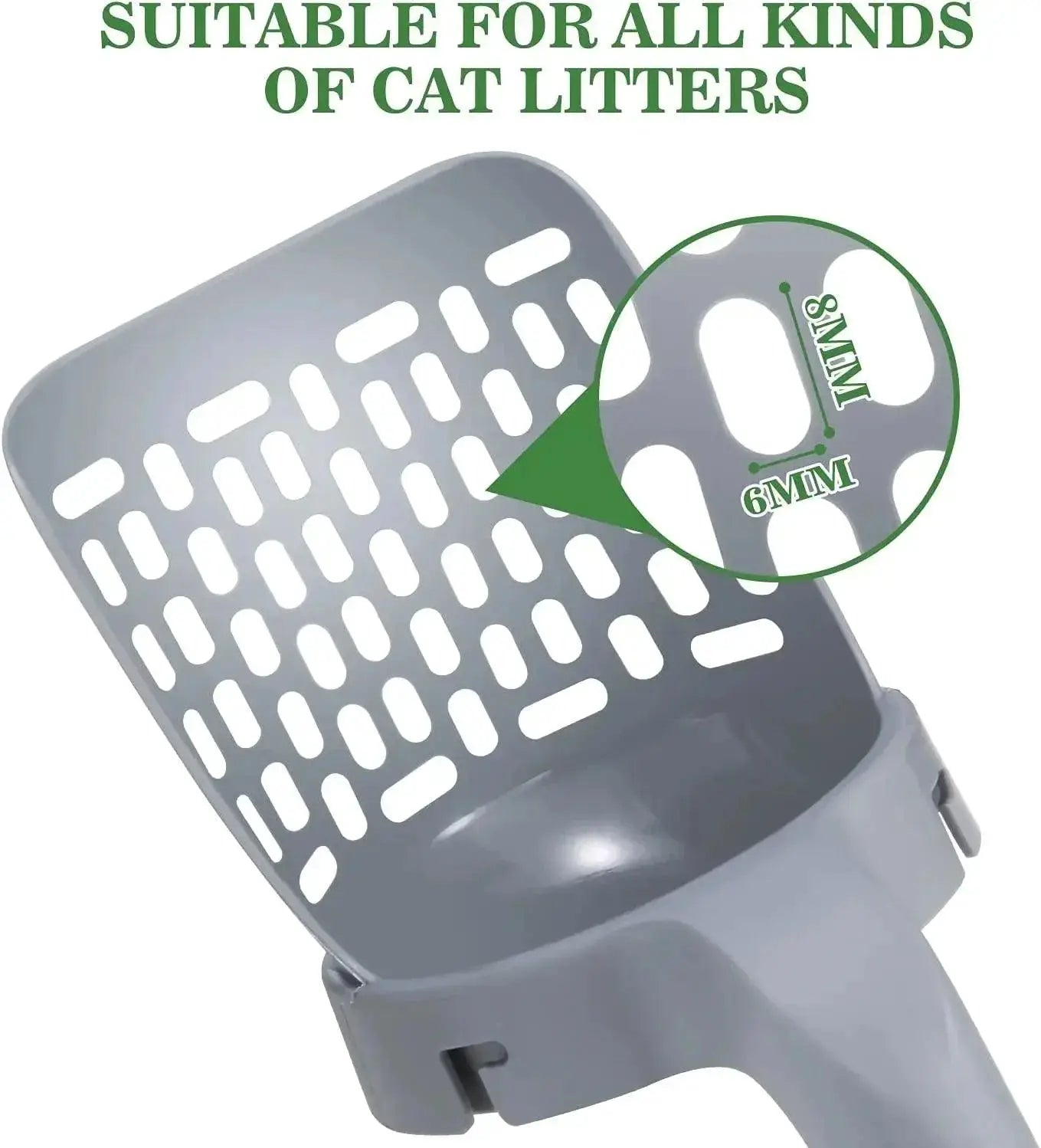 Cat Litter Scoop With Refill Bag Easy Self Cleaning Tool