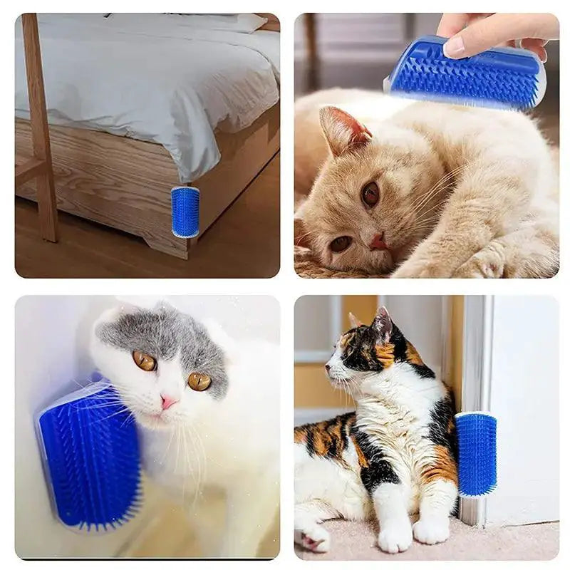 Cat Massage Corner Brush Efficient Hair Removal Tool