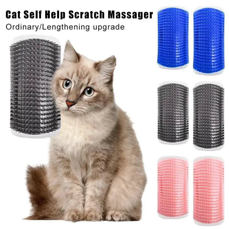 Cat Massage Self Groomer Comb With Catnip Interactive Toy