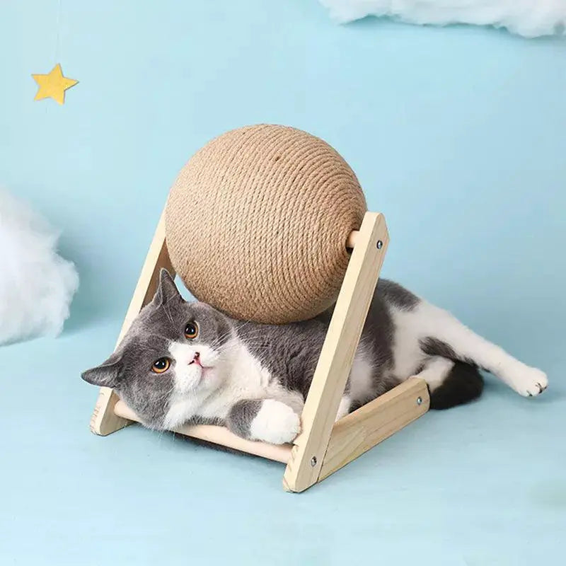 Cat Scratching Rope Ball Toy For Kittens And Cats Playtime