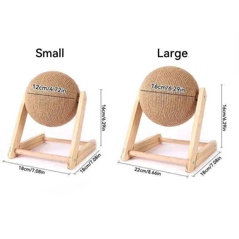 Cat Scratching Rope Ball Toy For Kittens And Cats Playtime