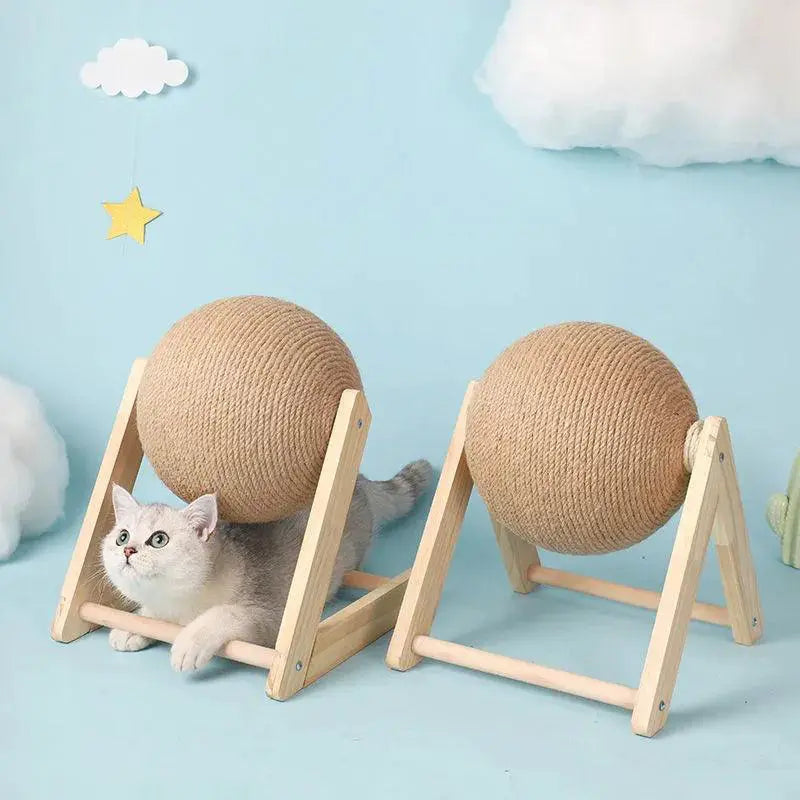 Cat Scratching Rope Ball Toy For Kittens And Cats Playtime