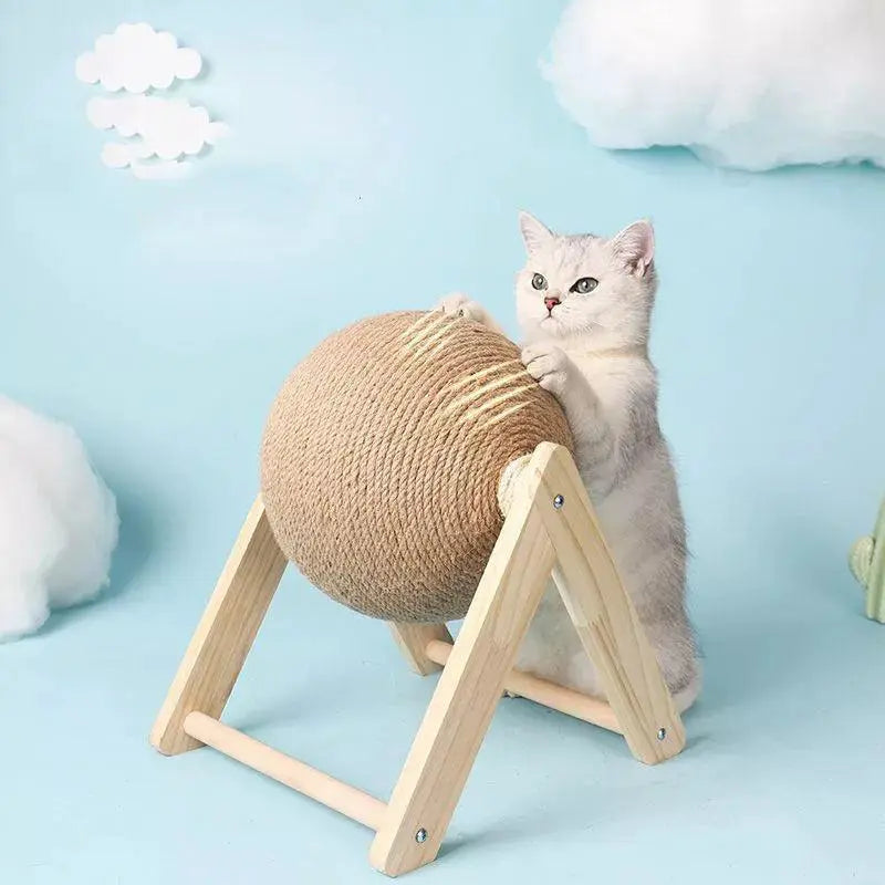 Cat Scratching Rope Ball Toy For Kittens And Cats Playtime