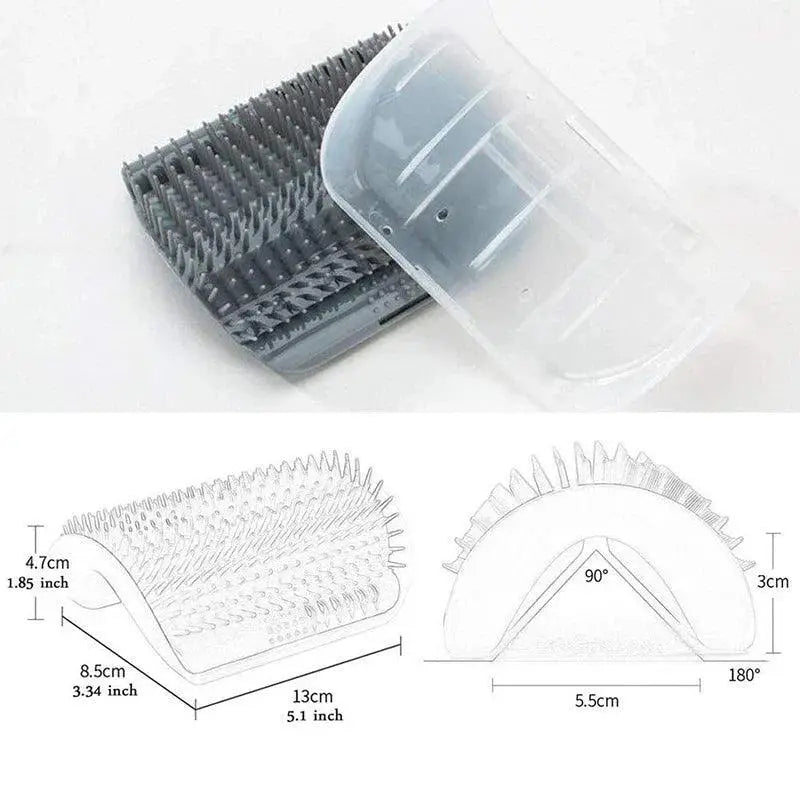 Cat Self Groomer Massage Comb With Catnip Toy Scratcher