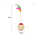 Cat Sisal Scratching Ball Interactive Toy for Kittens Fun