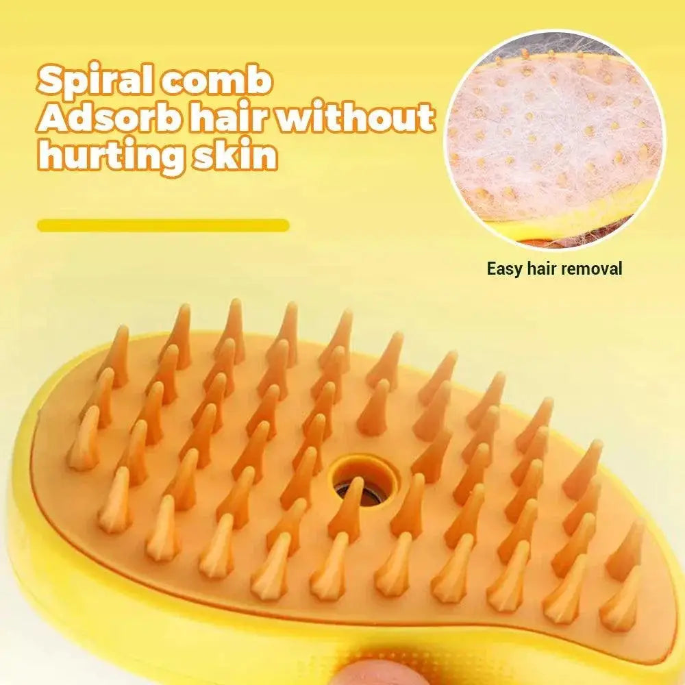 Cat Steamy Brush For Shed Free Grooming And Massage Tool